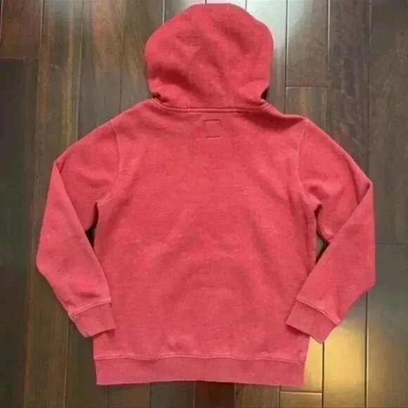 Vans Classic Hoodie Sweatshirt Pullover Red Blue Boys Unisex Size Small - Picture 10 of 12